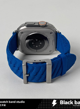 适用s10/S11苹果手表ultra2尼龙针织apple针扣SE3带s8/s9壳iwatch