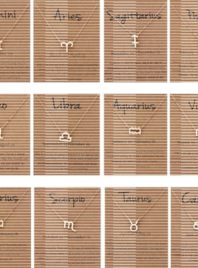 十二星座项链小众高级ins学生生日礼物闺蜜情侣