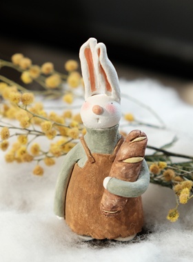 梨song｜兔年新年限定轻黏土手作摆件
