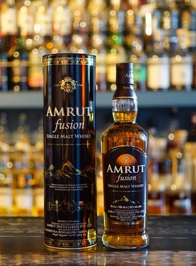 国行·AMRUT雅沐特/阿目融合桶印度单一麦芽威士忌 进口洋酒