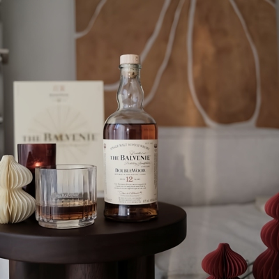 The Balvenie百富威士忌酒杯礼盒 /威士忌杯冰球杯/百富12年/14年