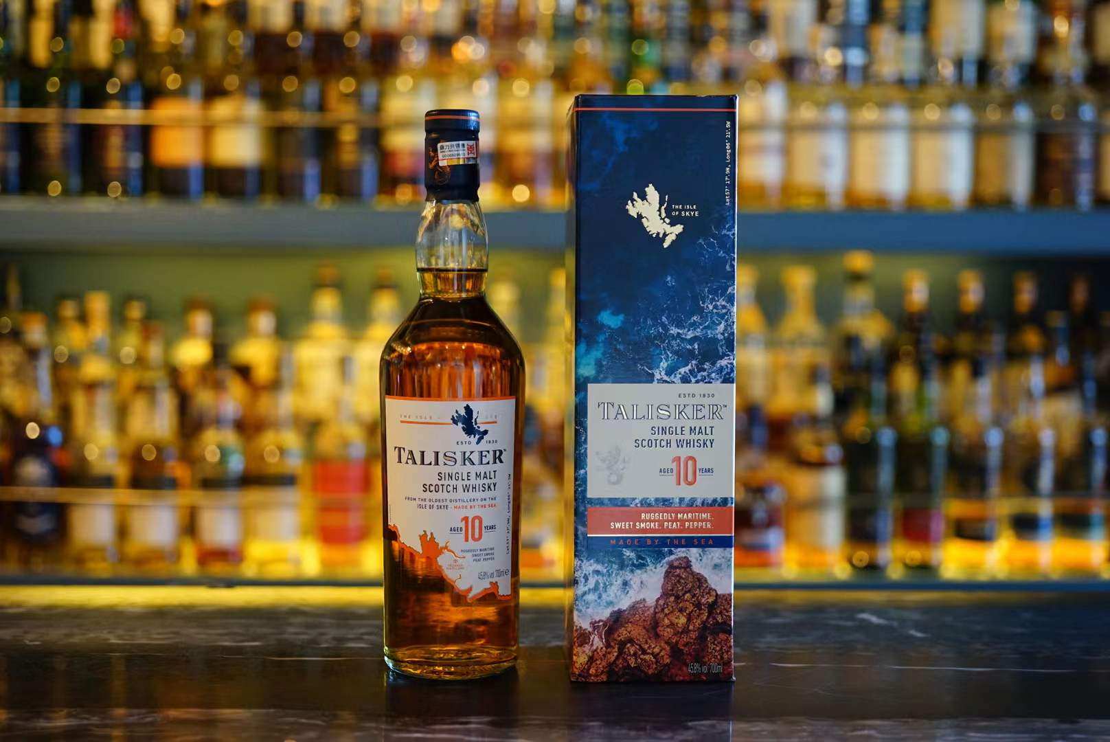 【国行包邮】talisker/泰斯卡10年单一麦芽苏格兰威士忌 新版
