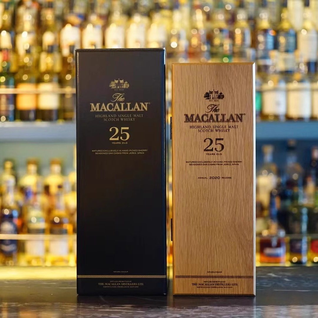 国行·MACALLAN麦卡伦25年雪莉桶单一麦芽苏格兰威士忌进口洋酒