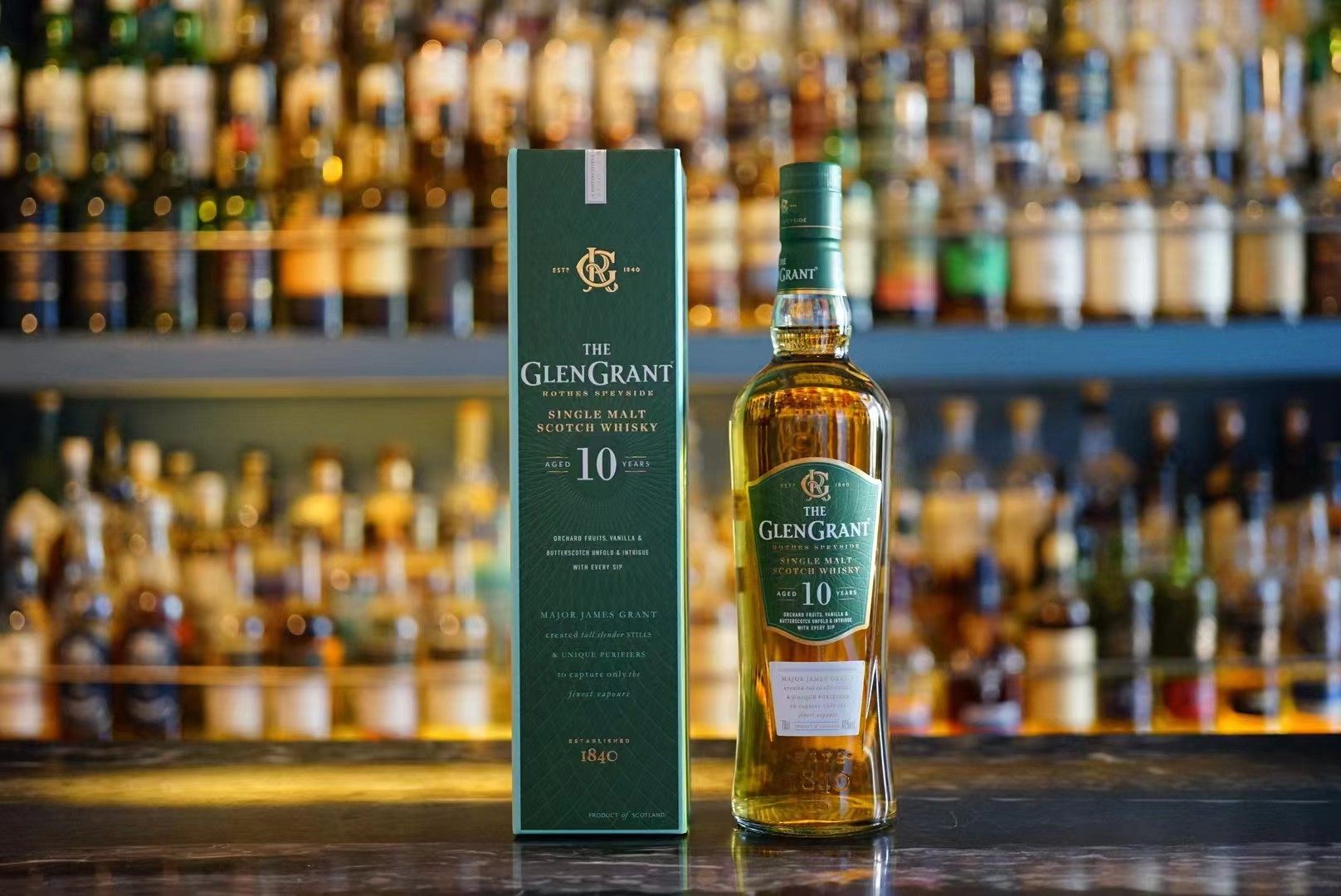 【国行包邮】glengrant 格兰冠10年单一麦芽苏格兰威士忌 700ml