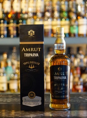 国行·AMRUT雅沐特/阿目三蒸限量版单一麦芽印度威士忌 洋酒