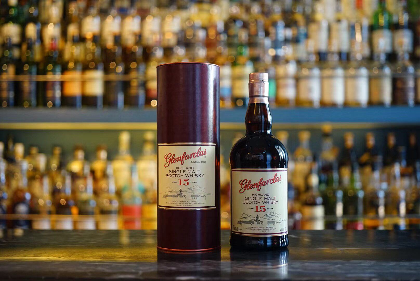 【国行包邮】glenfarclas格兰花格15年单一麦芽苏格兰威士忌700ml