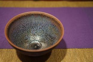 日本  镰田幸二 耀变 紫光 天目  大盏（2016年展览品欣赏）