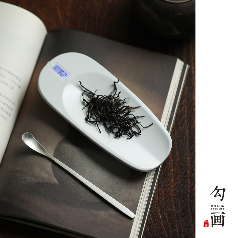 高精度电子茶则随身秤散茶克秤量茶无量智能重量液晶显示茶荷茶具