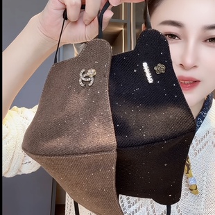 骑行保暖防风 口罩女款 2025新款 斜纹防羊绒立体高颜值秋冬洋气时尚