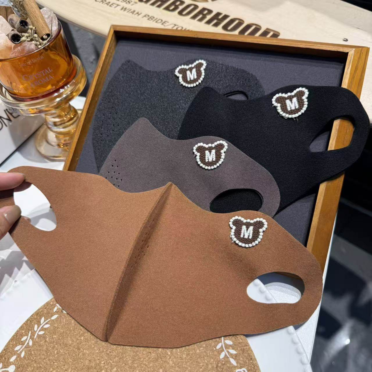 冬款加绒宽耳带立体保暖口罩小熊M配件舒适柔软透气可水洗,居家日用,口罩,淘宝优惠券,粉丝福利购,淘宝优惠卷