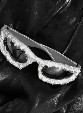 CGYYDS未来朋克科技前卫先锋墨镜男女街头纯手工滴胶【恶魔之眼】