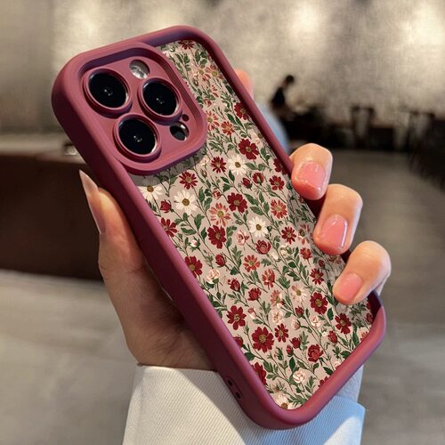 清新雏菊图案苹果16Pro手机壳17