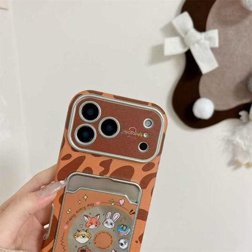 卡通兔子狐狸图案iPhone17Pro带