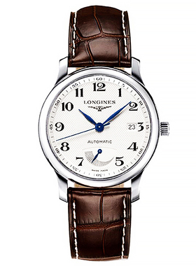 瑞士浪琴名匠系列皮带男表机械手表L2.708.4.78.3