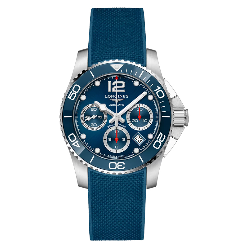 康卡斯橡胶带自动机械瑞士浪琴