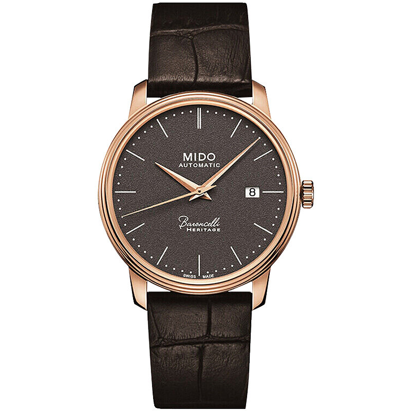 瑞士手表美度mido贝伦赛丽系列皮带机械手表男m027.407.36.080.00