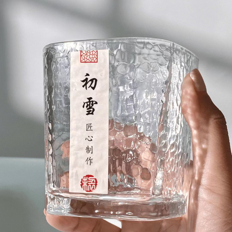 日式初雪加厚耐热玻璃杯