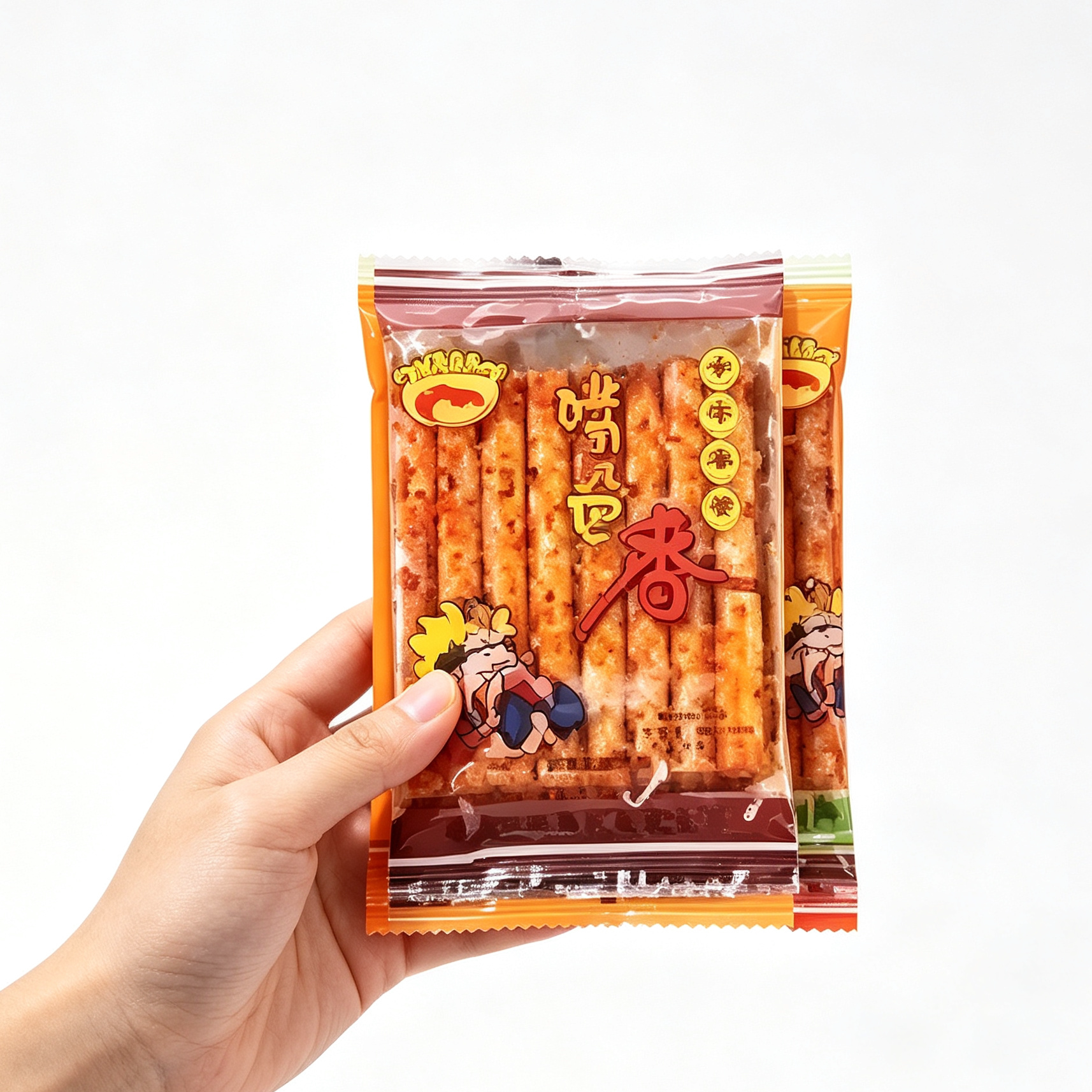 嘴巴香亲嘴片辣条小包装儿时零食90怀旧小卖部麻辣休闲解馋小零食