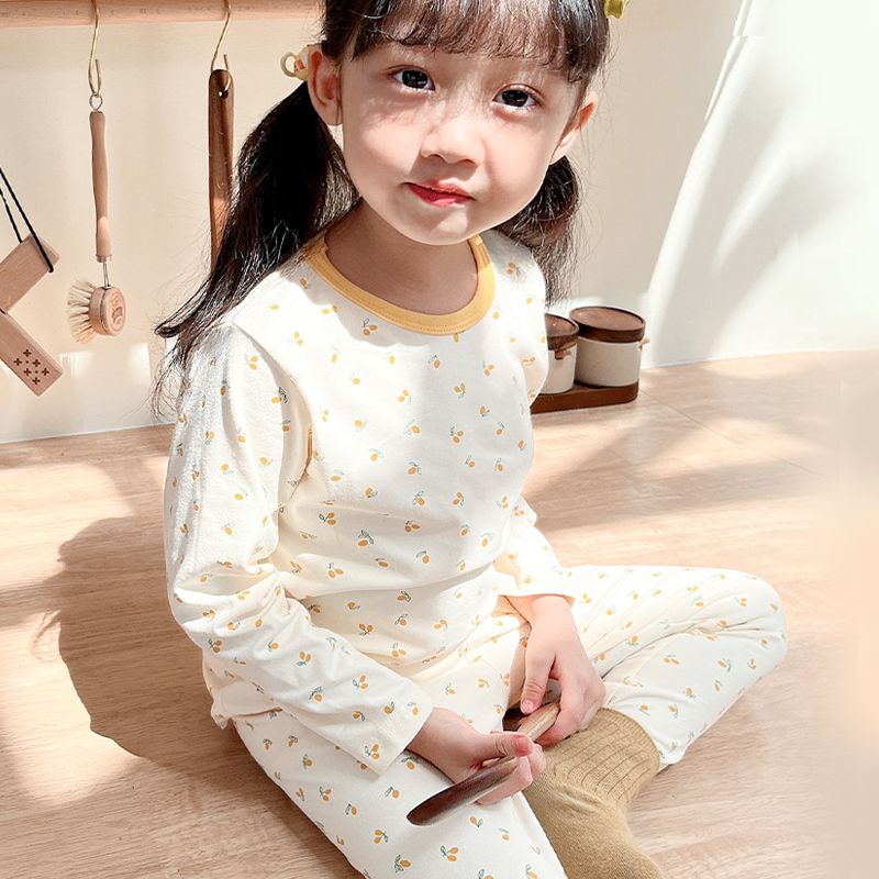 宝宝秋衣套装纯棉内衣长