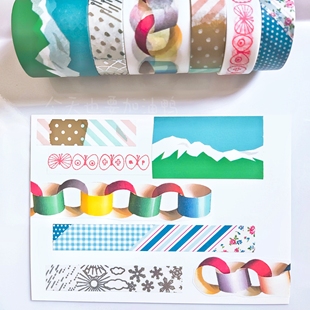 【分装】日本mt lab复刻 红蝴蝶拉环雪山天气银拼接 雪花和纸胶带