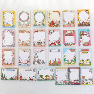 【分装】韩国mayo fondue 正版可爱猫咪草莓点心 手帐便签