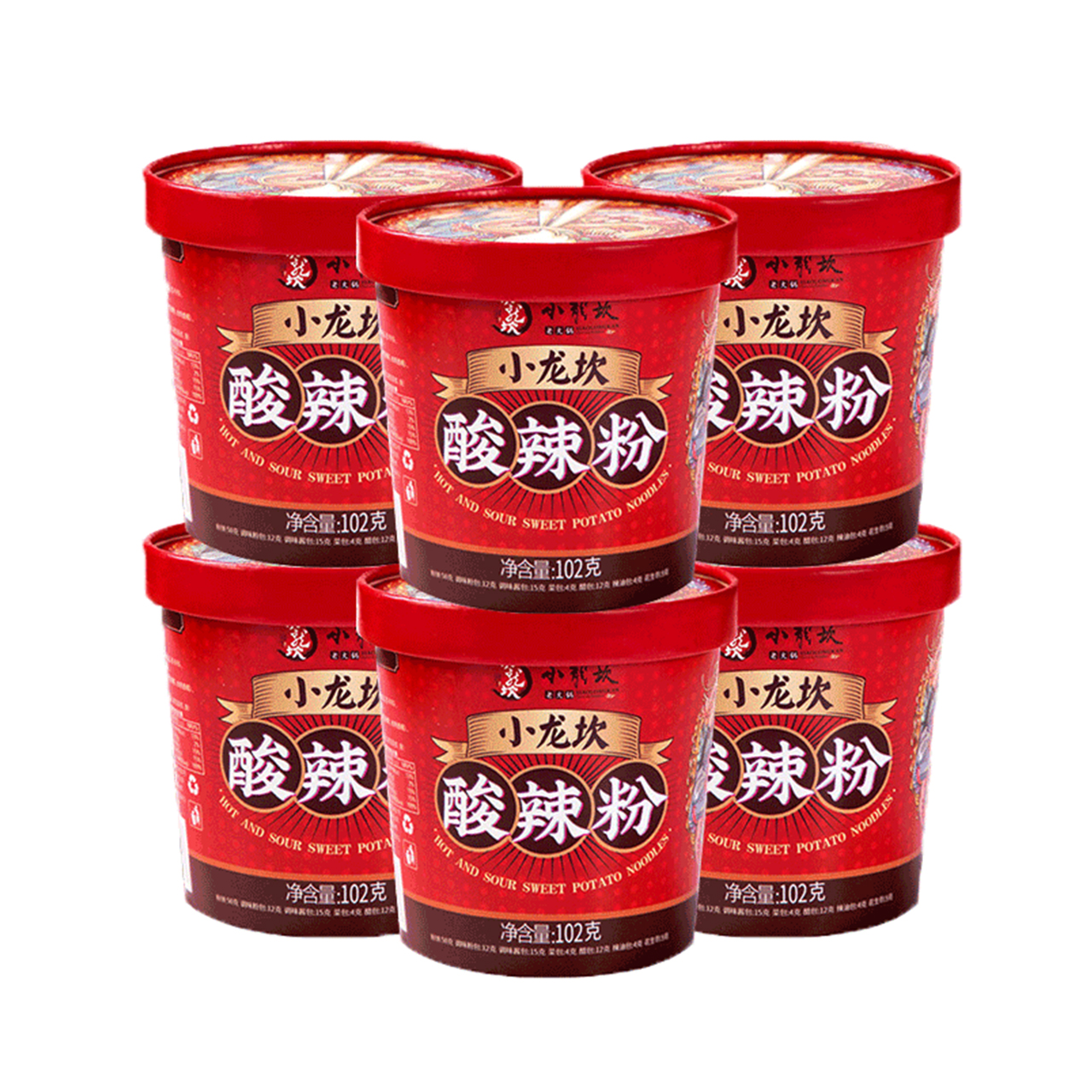 小龙坎酸辣粉方便桶装网红重庆