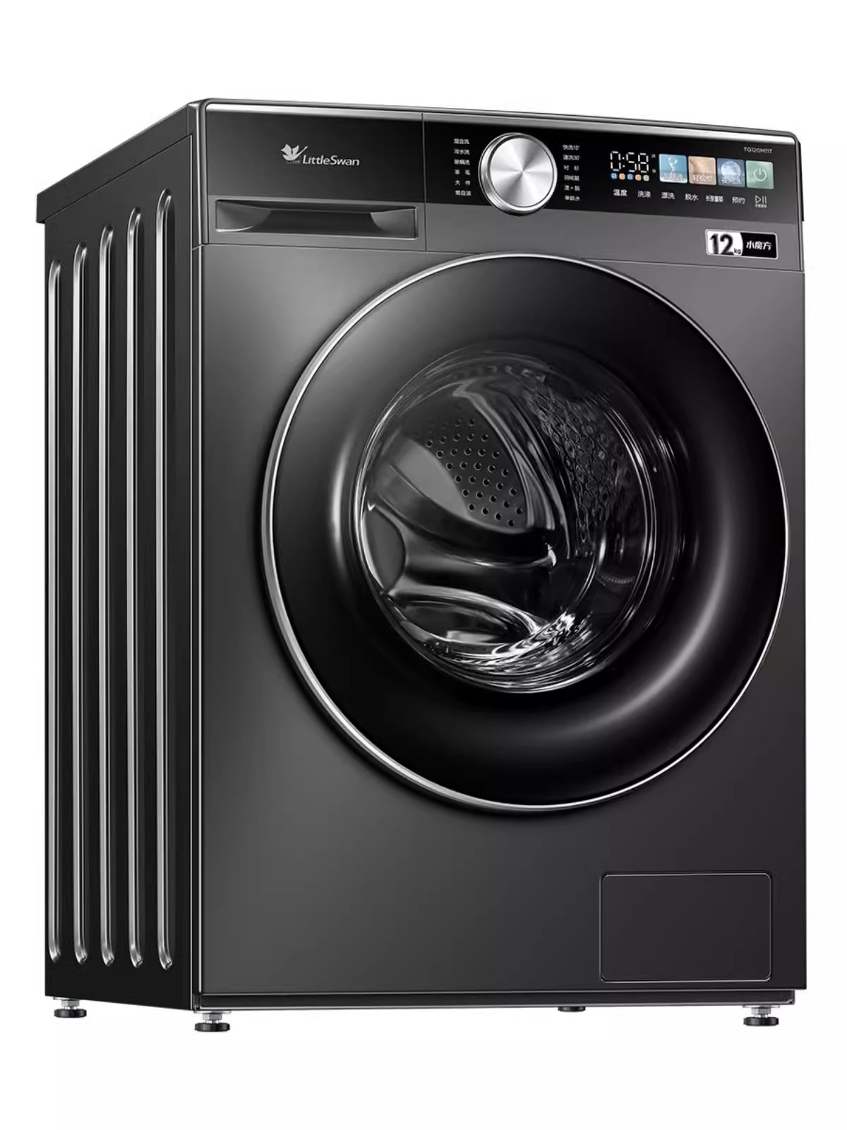 小天鹅TG120M11T全自动水魔方滚筒洗衣机12kg新款正品