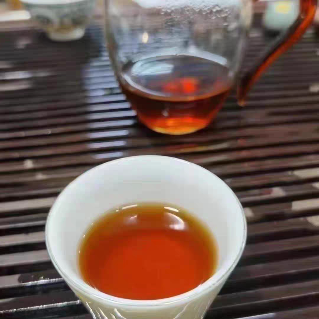 2017年云南布朗山普洱茶熟茶收藏品老班章熟饼 古树老树茶357克