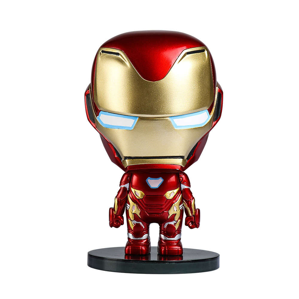 tannoo复仇者联盟3钢铁侠公仔无限战争4英寸模型手办玩具汽车摆件