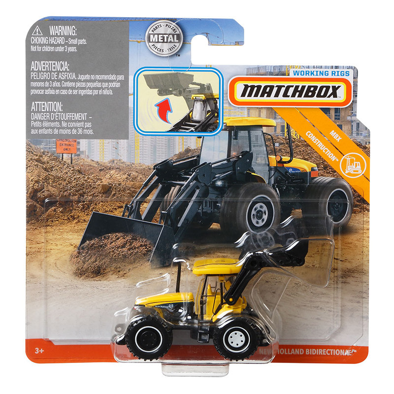 MATCHBOX火柴盒仿真工程车玩具合金 RW纽荷兰推土机NEW HOLLAND