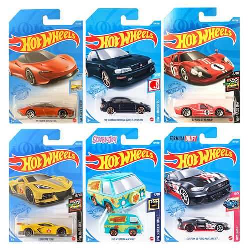 风火轮火辣小跑车合金汽车模型