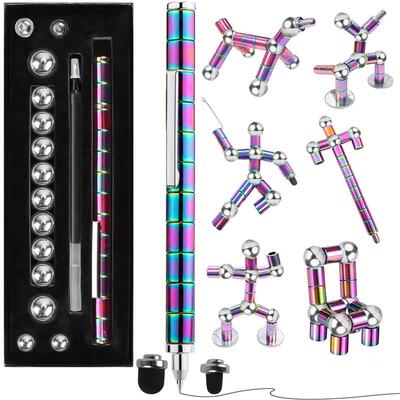 Fidget Magnetic Pen Toy, Magnet Polar Pen, Decompression Wri