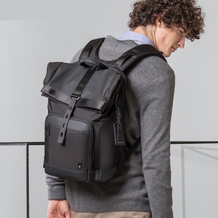 班歌品牌双肩包男休闲大容量商务背包旅行书包15.6寸笔记本电脑包