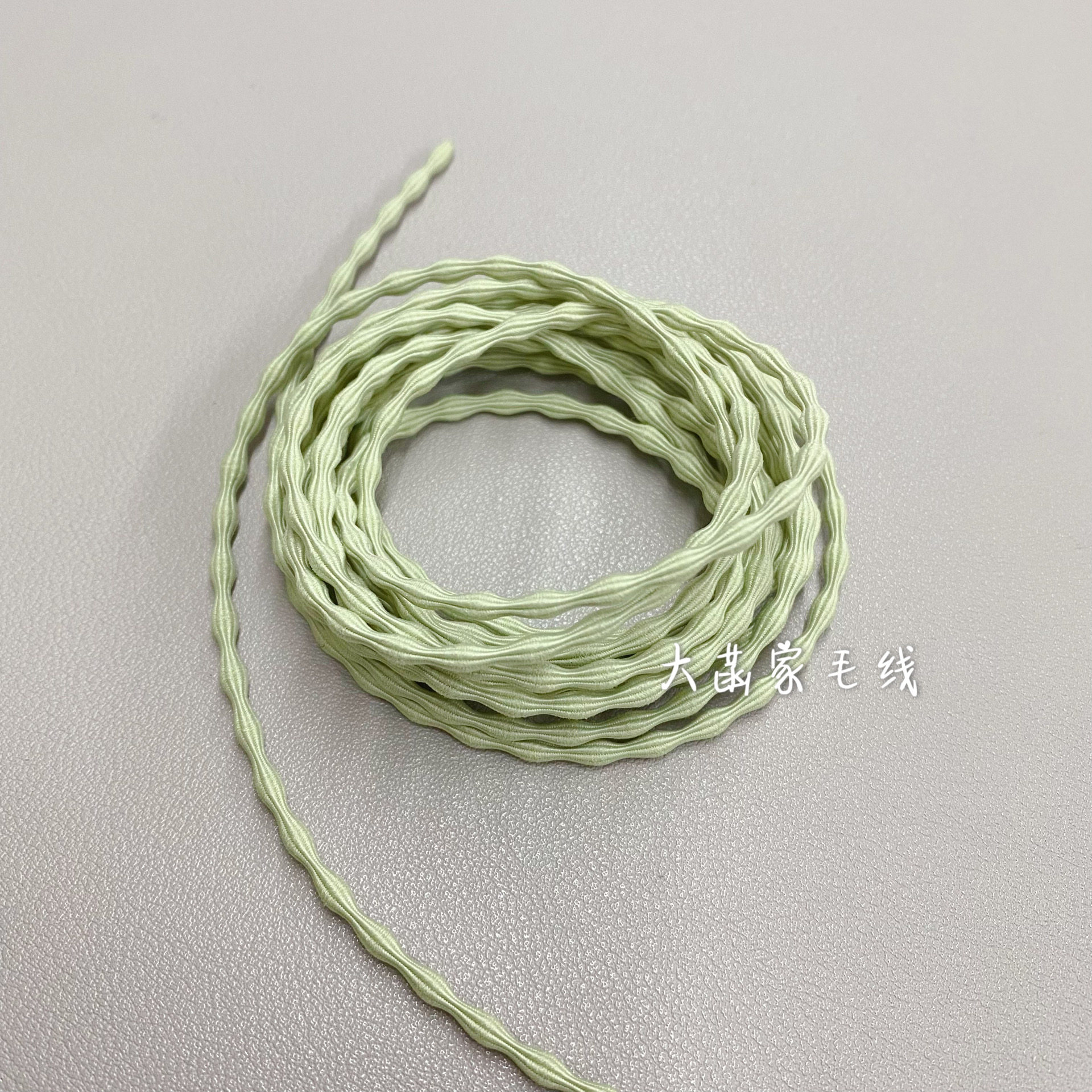 DAHANJIA WOOL YARN WITHOUT SEAMS SMALL FRESH RUBBER BANDS HIGH ELASTIC HEAD ROPE NO HAIR DAMAGE SIMPLE HAIR TIE DIY