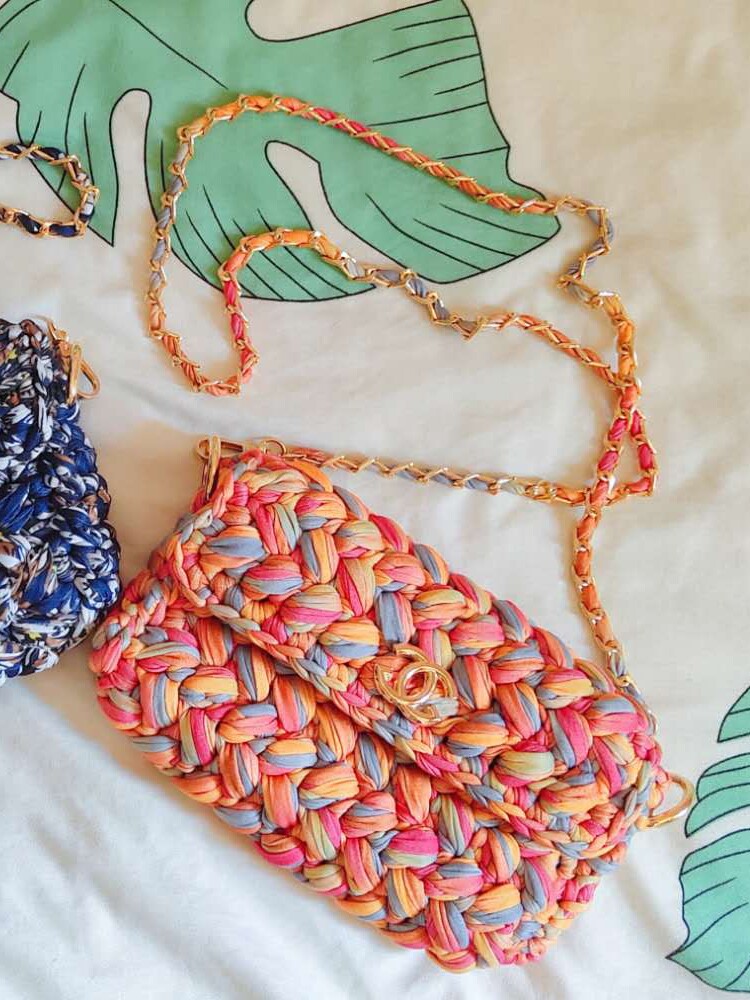 CLEARANCE LOSS PROCESSING SMALL FRAGRANCE MATERIAL INS SUPER HOT SMALL SWEET POTATO DOUBLE C CLOTH STRIP LINE STORAGE WEAVING CROSSBODY