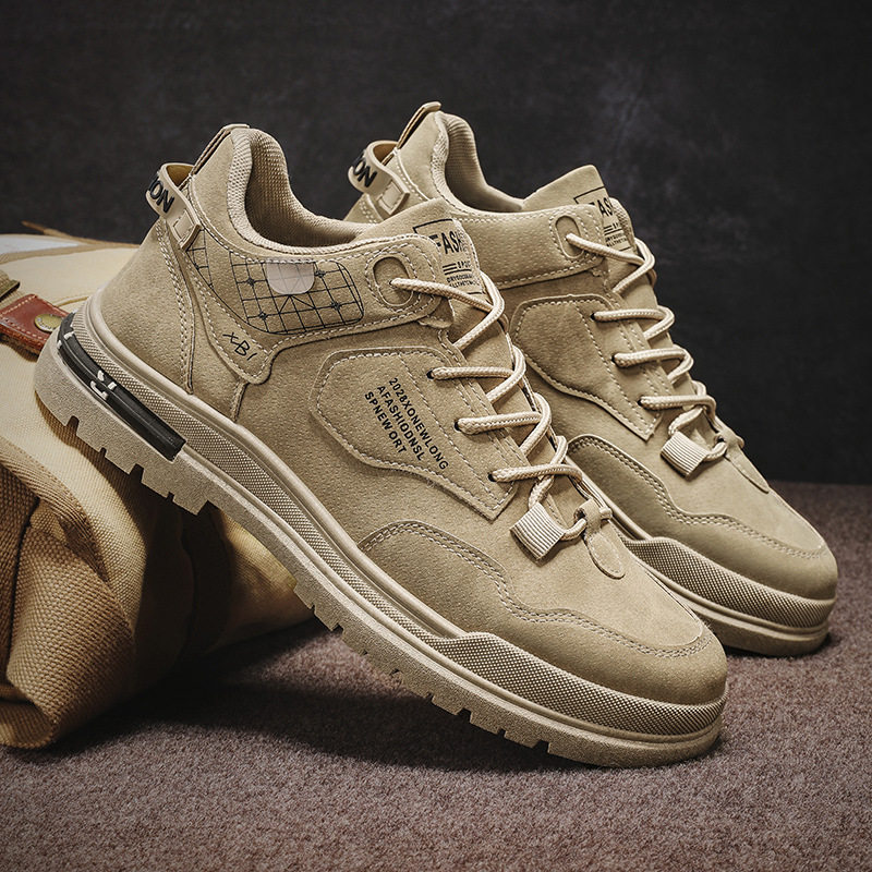 官方正品New Bcfauae NB男鞋夏季新款高帮马丁靴耐磨工装鞋增高耐