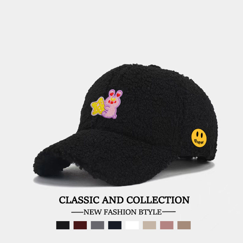 【国际奢品】DREW SEEW 笑脸鸭舌帽保暖棒球帽户外出游防风简约潮,运动/瑜伽/健身/球迷用品,棒球帽,淘宝优惠券,粉丝福利购,淘宝优惠卷