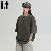 短袖 New 宽松上衣 美式 高街潮牌T恤女新款 Bcfauae NB男女同款