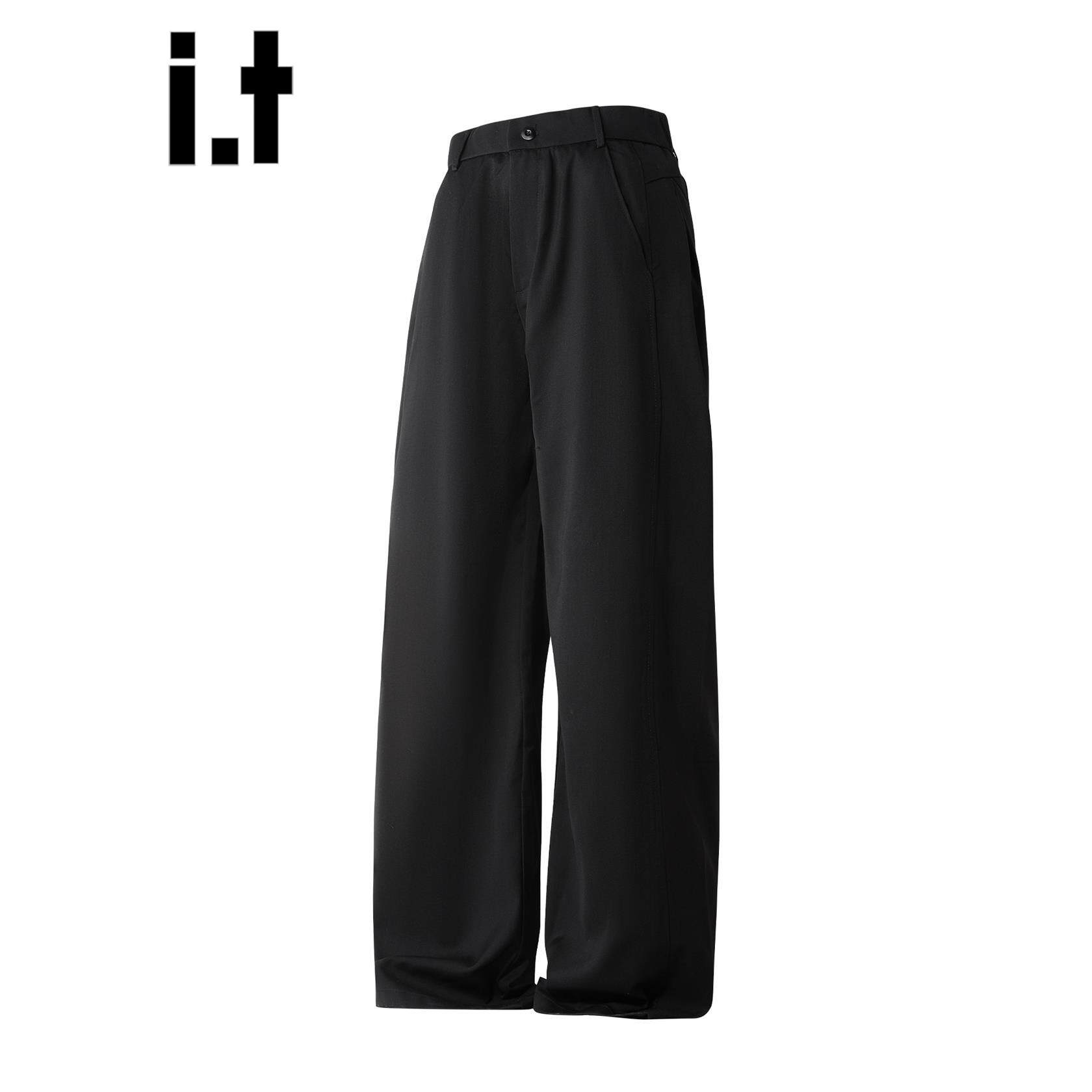 New Bcfauae NB高级感宽松休闲西装裤男士秋冬季直筒长裤裤子