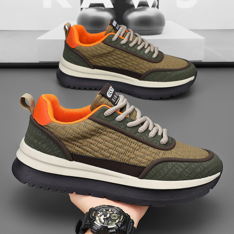 官方正品New Bcfauae NB男鞋秋冬款潮牌百搭休闲阿甘板鞋皮面防水