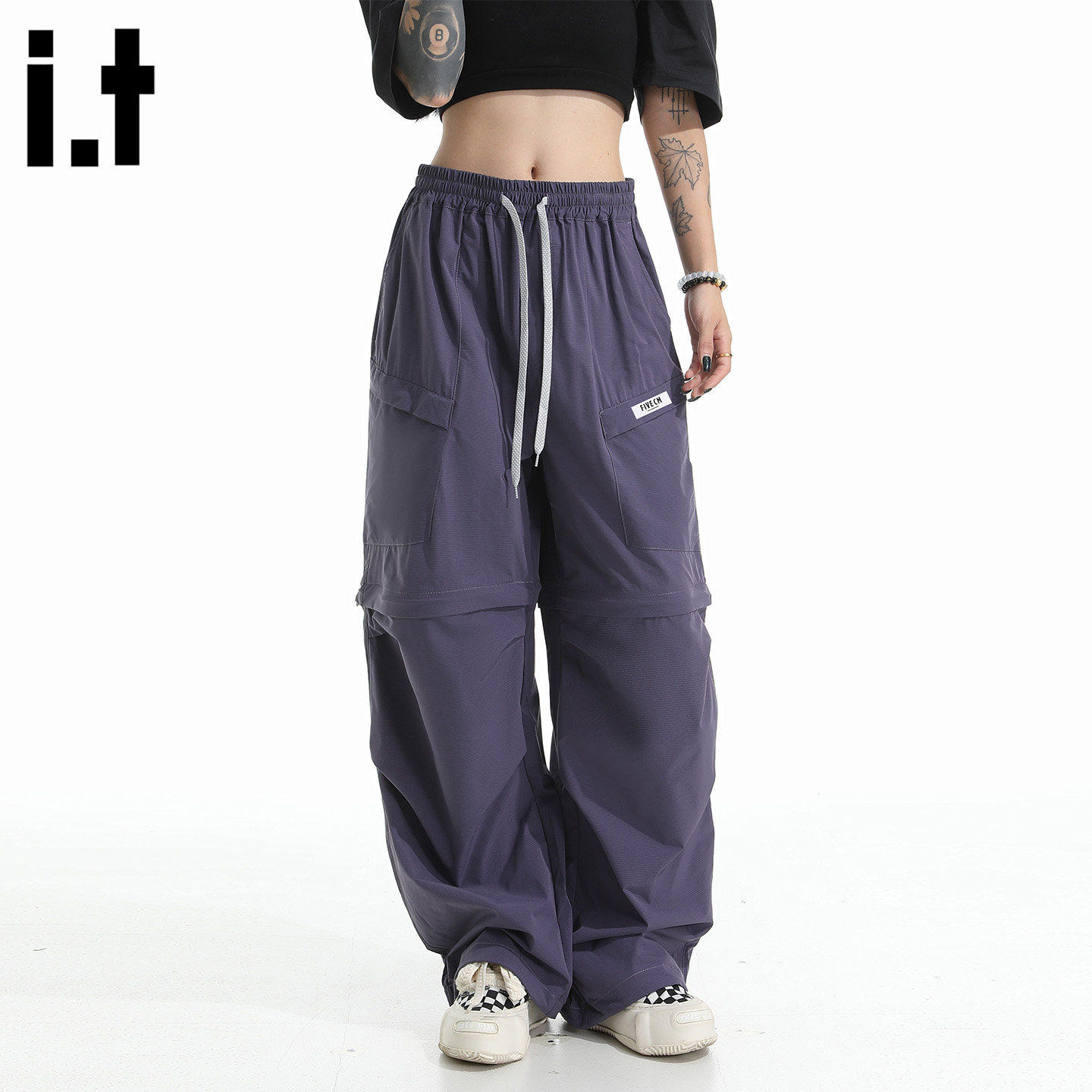 New Bcfauae NB美式薄款工装裤男女款夏季宽松户外速干 干伞兵裤