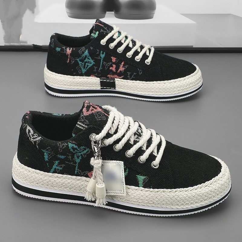 官方正品New Bcfauae NB春季老北京布鞋帆布鞋男鞋透气潮流灯芯绒