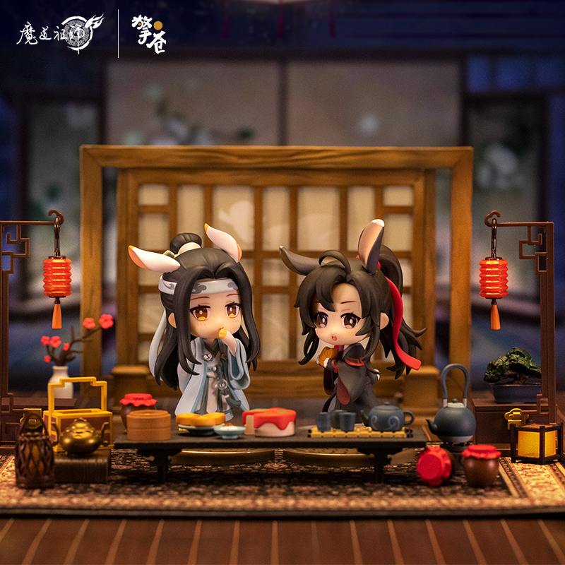 擎苍魔道祖师魏无羡蓝忘机宵烛宿月Q版手办正版模型动漫周边摆件-封面