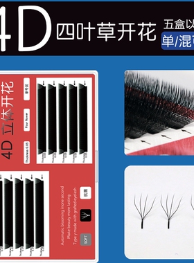 4d四叶草嫁接睫毛柔软浓密