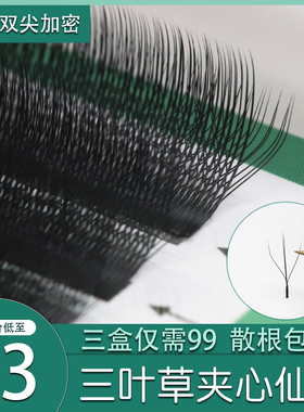 3D三叶草夹心仙子嫁接睫毛