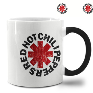 RHCP红辣椒摇滚乐队音乐爱好者变色杯男女大号喝茶马克杯陶瓷水杯