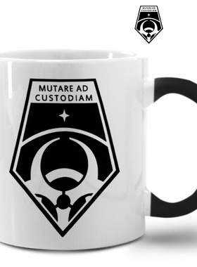 xcom2幽浮2游戏2变色杯周年纪念时尚喝茶可用复古马克杯陶瓷水杯