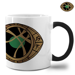 游戏暗区突围白狼队章黑金国际可调节棒球变色杯马克杯子陶瓷水杯