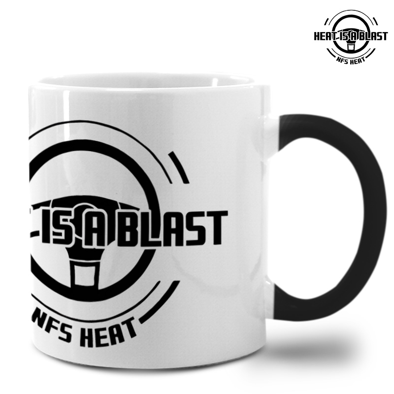 极品飞车热度游戏周边变色杯带盖勺高颜值大容量马克杯陶瓷水杯子