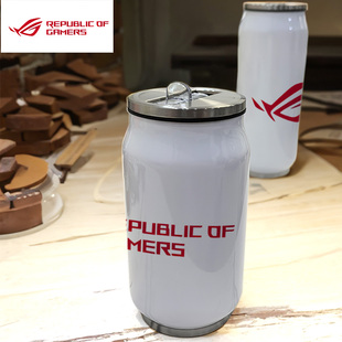 ROG玩家国度败家之眼图案logo隔热简约生日礼物304不锈钢保温杯子